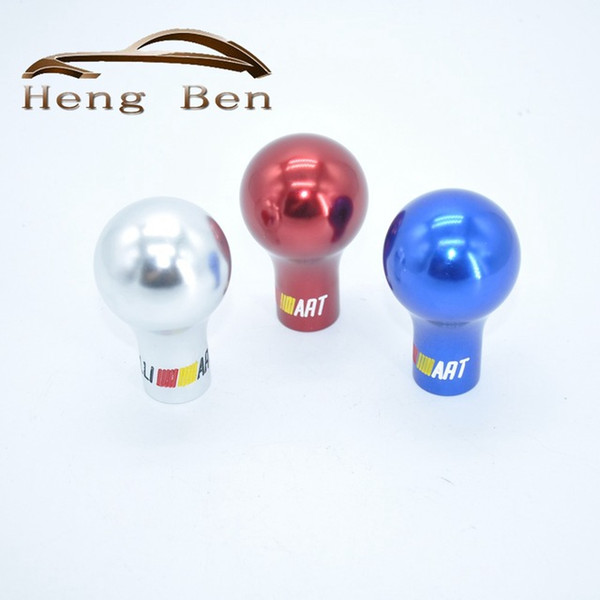 HB 2017 RALLIART Aluminum Universal Auto Gear A Smooth Surface Shift Knob Car Manual Transmission (MT)