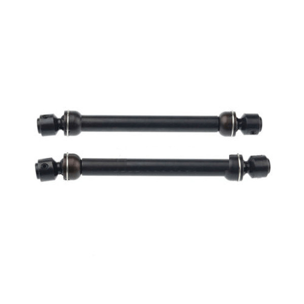 2PCS Stainless Drive Shaft For RC Crawlers SCX10 GS01 TF2 D90 Car 11cm Black