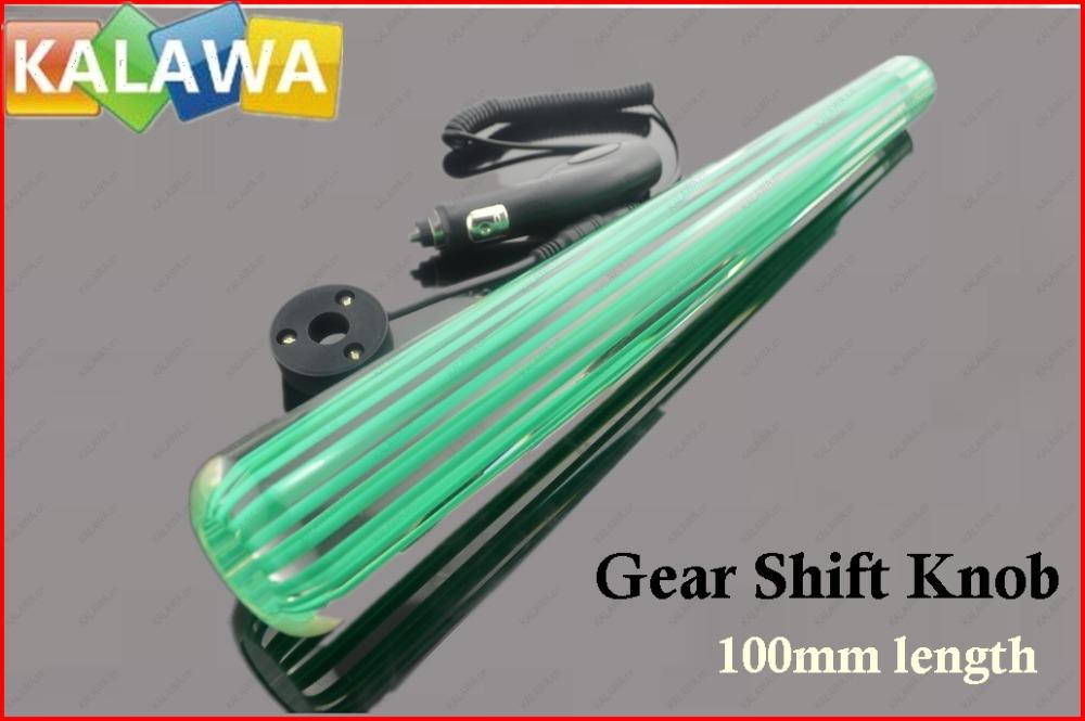 1 PC Shift Lever for manual transmission 100mm Length Crystal acrylic Gear Shift Knob with subulate line FFF freeshipping