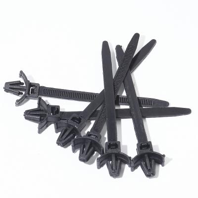 15 Pcs Wire Harness Fastener Cable Ties Management Tie-Line For Car Corrugated Pipe Tie Wrap Cable Clamp Clips