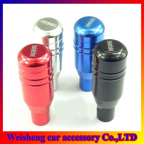 Free Shipping MOMO Gear Shift Knobs Auto Shift Knobs Aluminum Alloy Gear Knob Manual Transmission Gear Shift 4 Colors Optional