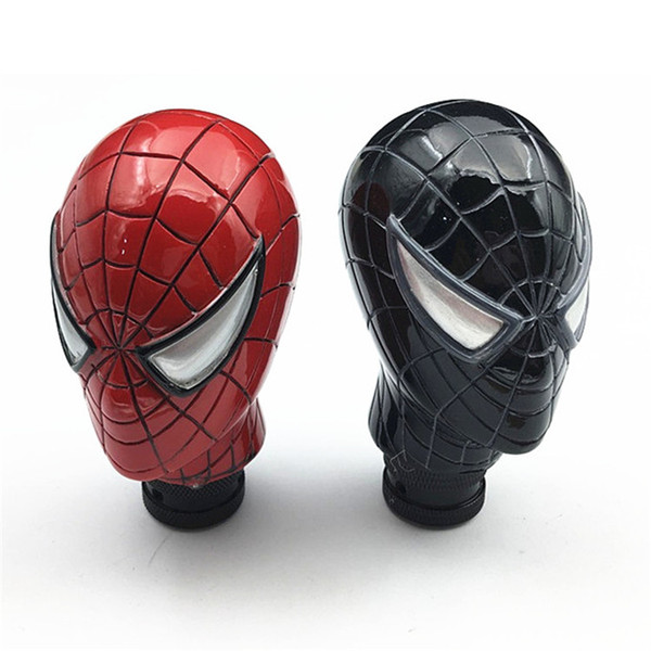 Spider-Man car with gear shift head automatic resin plastic modified block head manual gear shift lever wave head universal Send boyfriend