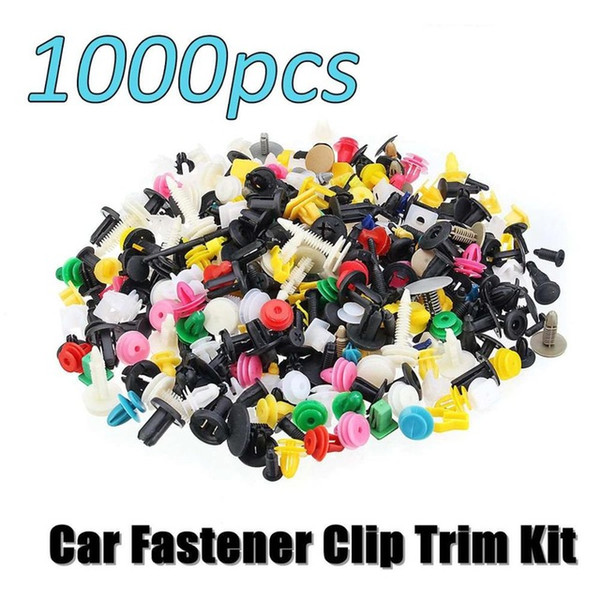 500Pcs Universal Mixed Auto Fastener Car Bumper Clips Retainer Push Engine Cover Car Fastener Rivet Door Panel for Fender Liner