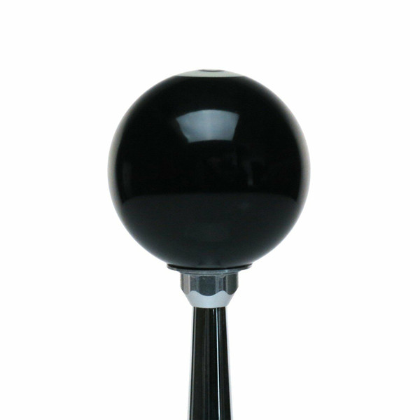 Black 8th POOL BILLIARD BALL Custom Shift Lever Shift Knob Shifter Head With Three Size Thread Adapter