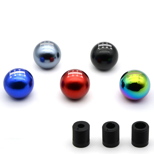 5 Colors 6 Speed Universal MUGEN Manual Automatic Spherical Shape Gear Shift Knob For Honda Acura/TOYOTA With Logo