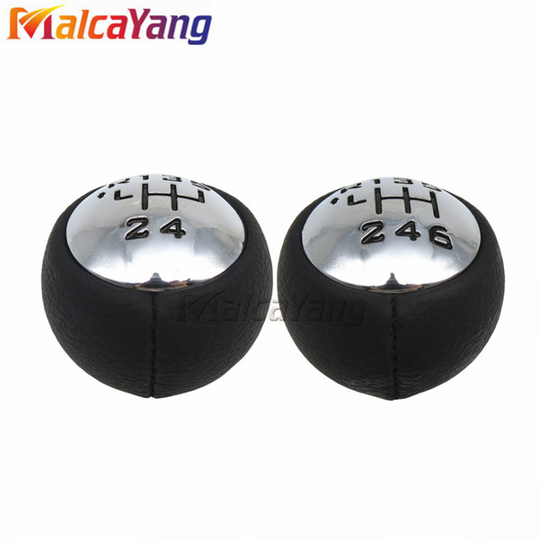 Car accessories For PEUGEOT 307 308 3008 407 5008 807 PARTNER B9 TEPEE Gear Shift Knob 5 6 speed for citron C3 (A51)