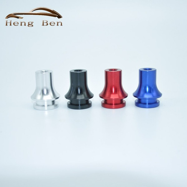 HB 2017 Red Blue Black Silver Aluminum M10X1.5 GT Gear Shift Knob Boot Retainer Adapter For Honda Acura