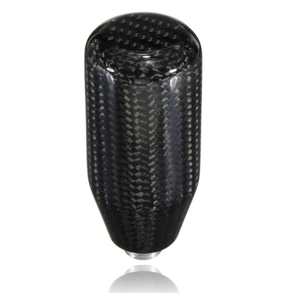 Universal Car Carbon Fibre Manual Gear Shift Stick Shifter Lever Knob 8 10 12MM