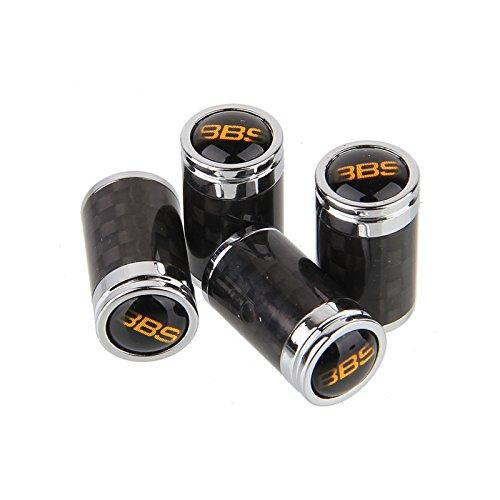 4pcs/lot Carbon Fiber Universal Auto Car Wheel Tire Valve Stem Air Caps Covers fit for BBS