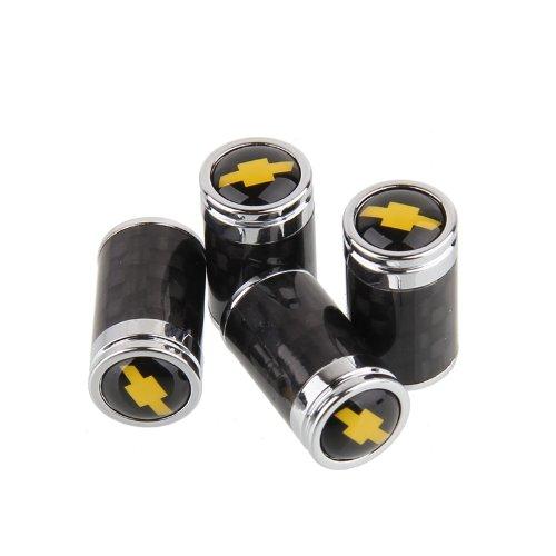 4pcs/lot Carbon Fiber Universal Auto Car Wheel Tire Valve Stem Air Caps Covers fit for Chevrolet