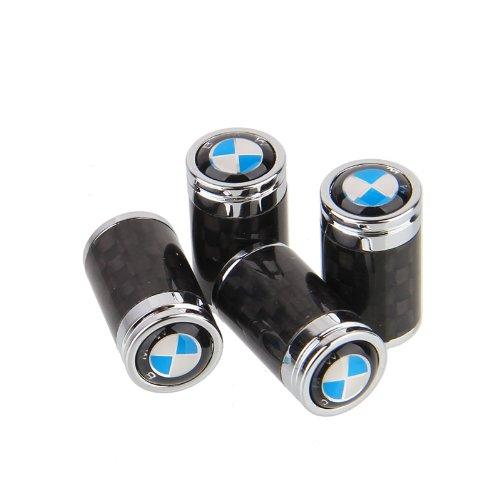 4pcs/lot Carbon Fiber Universal Auto Car Wheel Tire Valve Stem Air Caps Covers fit for BMW