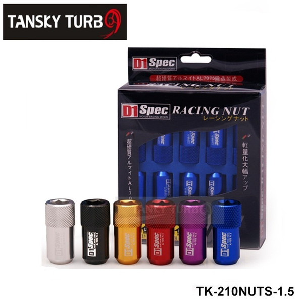 Tansky - D1SPEC LIGHT WEIGHT WHEEL RACING LUG NUTS P:1.5,L:40mm (Blue/red/black/golden/silver/purple) TK-210NUTS-1.5