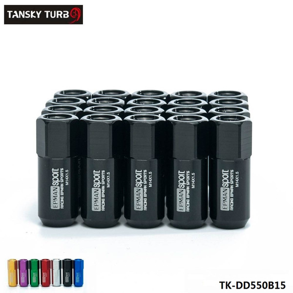 TANSKY -20pc M14X1.5 60MM Extende Forged Aluminum Tuner Racing Lug Nut For Wheels Rims TK-DD550B15