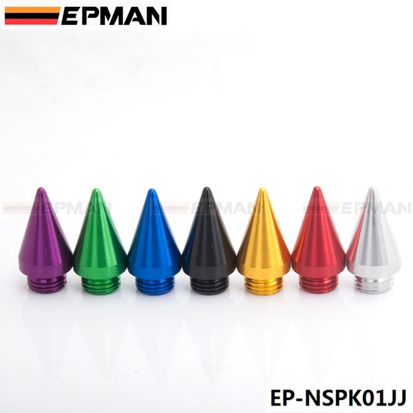 EPMAN 20PCS Universal Aluminum Extened Tuner Spikes Spear tip For Wheels Rims Lug Nuts JDM Racing EP-NSPK01JJ