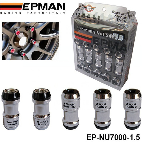 AUTHENTIC EPMAN FORMULA WHEELS LOCK LUG NUTS M12X1.5 20PCS ACORN RIM CLOSE END JDM H FOR VOLK RAYS STEY EP-NU7000-1.5