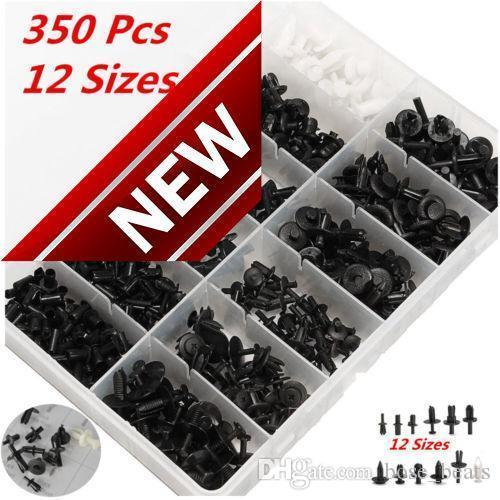 350pcs Auto Car Push Retainer Pin Rivet Trim Clip Panel Moulding Assortments Kit Fit Market 80% Models Car