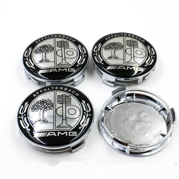 Hot 4pcs /lot 74mm black Apple Tree wheel center cover for AMG color Apple Tree with chrome base car styling