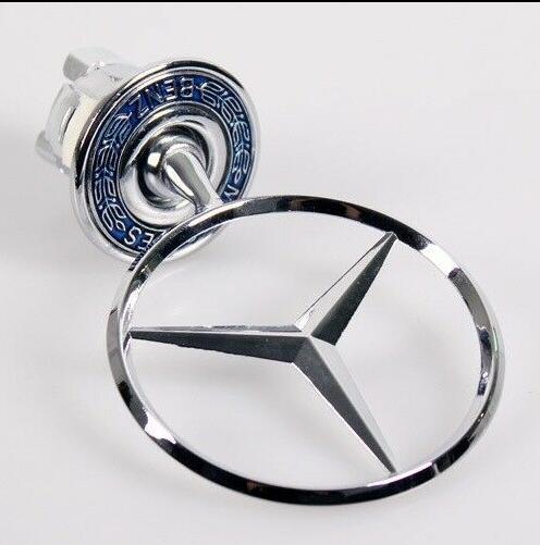 MERCEDES BENZ BONNET HOOD LOGO EMBLEM BADGE For W124 W202 W203 W208 W210 / 44MM