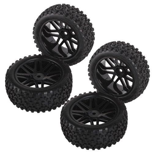 Front Rear Rim Tire Tire 66.016-66.036 for RC 1:10 Off-Road (Pack of 4)