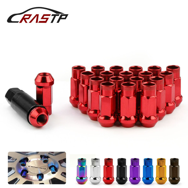 RASTP-New Arrived Racing Wheel Lug Nuts Muteki SR48 12x1.25 Extend Wheel Rim Tuner lug Nut Taper Acorn RS-LN031