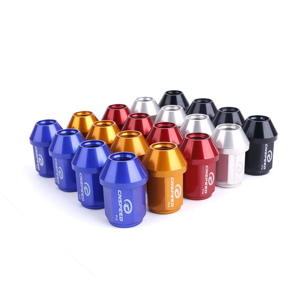 CNSPEED 20PCS M12x1.5 Racing Forged 7075-T6 Aluminum Lug Nuts 35MM Racing Lug nut Wheel Lug nut