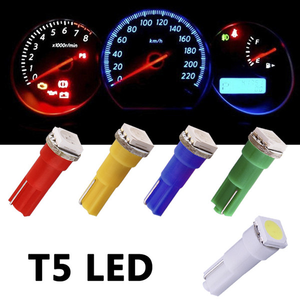 T5 LED Dashboard Wedge LED Car Light Bulb Lamp 74 dash led car bulbs interior Lights Car Light Source parking 12V