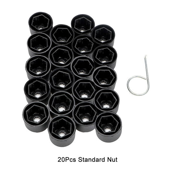 20Pcs 17mm Car Wheel Nut Caps Bolt Rims for Volkswagen Bora Sagitar Magotan Passat Special Socket Auto Hub Screw Cover