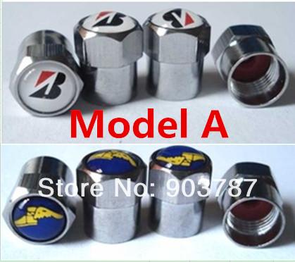 free shipping 100sets MIX 190logos mini valve caps car wheel tyre tire valve caps wholesale model A MODEL B