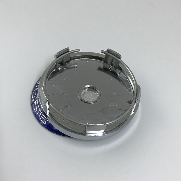 60mm 5pin chrome base blue Wheel Center hub Cap sticker Car Rims Emblem UN02 for benz for Universal Rim