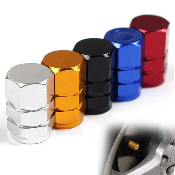 New 4pcs/pack Theftproof Aluminum Car Wheel Tire Valves Tyre Stem Air Caps Airtight Cover hot selling