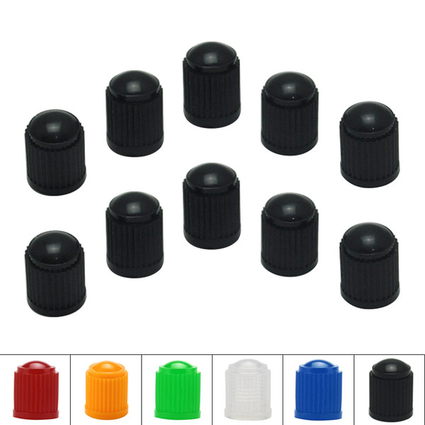 10pcs/lot Universal 6-Color Plastic Car Valve Caps Bicycle Motorcycle Wheel Tyre Air Valve Stem Caps#3875