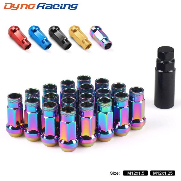 M12x1.5/M12x1.25 Wheel Lug Nuts Iron Racing Lug Nuts 20pcs 47mm