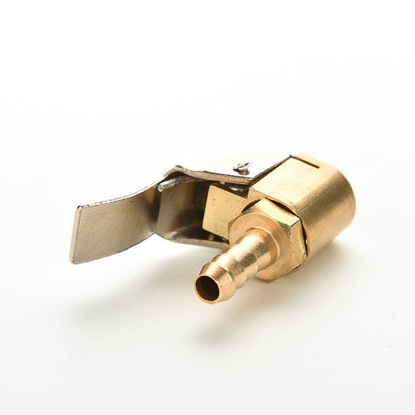 Wheels Tires Parts Stems Caps 1Pcs Car Truck Tire Inflator Valve Connector Brass Tire 8MM 6MM Auto Valve Air Pump Chuck