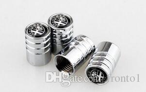 Alfa Romeo Logo Car styling Wheel Tire valve caps Stainless steel Lengthed Type air Dust Cover