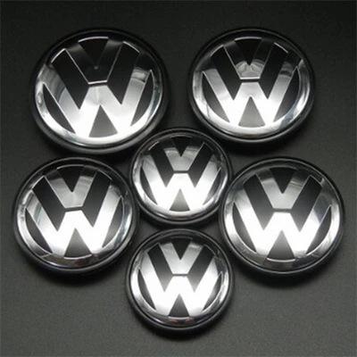 55mm 60mm 65mm 70mm 75mm ABS for VW car emblem wheel center hup caps car badge emblem Black Red Blue