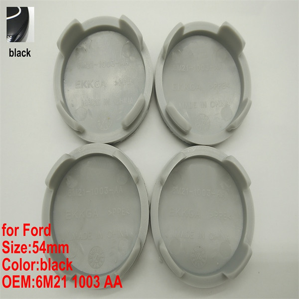 Car Styling ABS Plastic Chrome Wheel Center Hub Caps for Ford 54mm Car Wheel Covers for Item No 44732-SXO-JO10