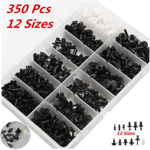 350pcs Auto Car Push Retainer Pin Rivet Trim Clip Panel Moulding Assortments Kit Fit Market 80% Models Car