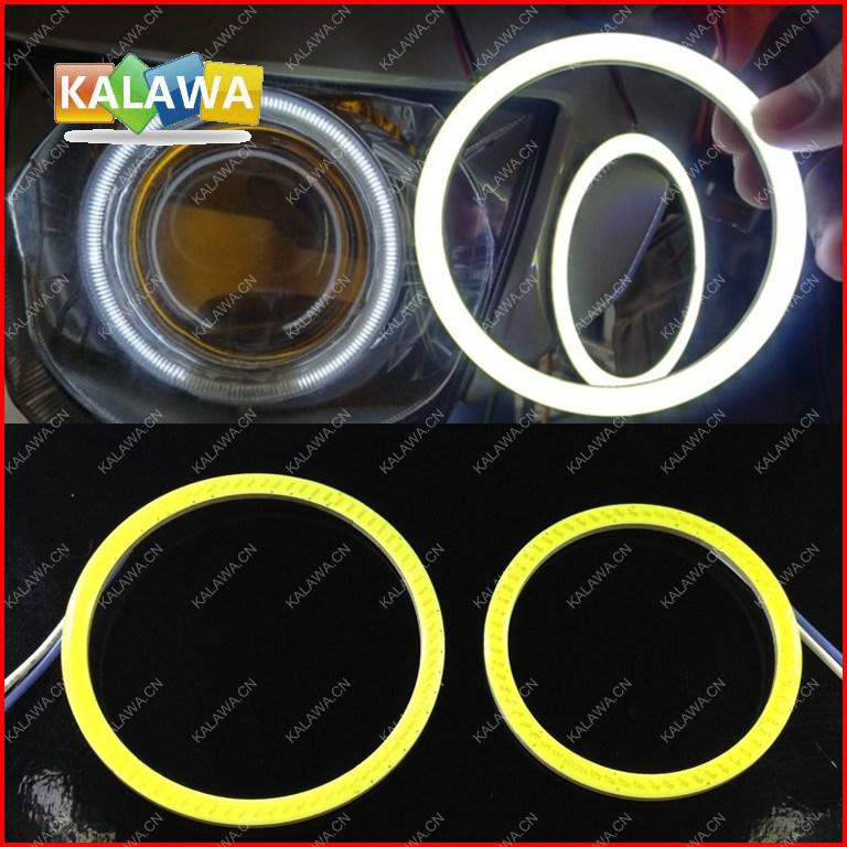 one piece 80mm Universal Cob Led angel eyes halo ring super bright and waterproof FREESHIPPING GGG