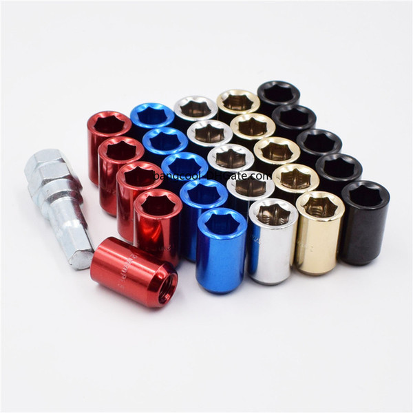 20pcs/set 32mm M12x1.5 Racing Car Wheel Lug Nuts Wheel Rims Lug Nuts Car Accessories