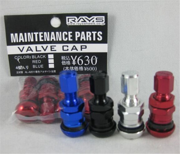 4Pcs/set Universal Auto Bicycle Car Tire Valve Cap VALVE STEM CAPS WHEELS RIMS like Racing lug nuts