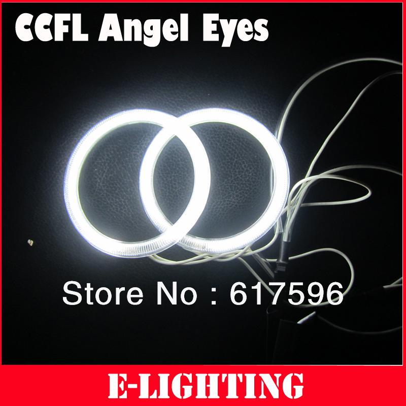 Universal Fit 80mm CCFL Angel Eyes Kit with 2 halo rings and 1 inverter for Car and Motocycle eagle eye