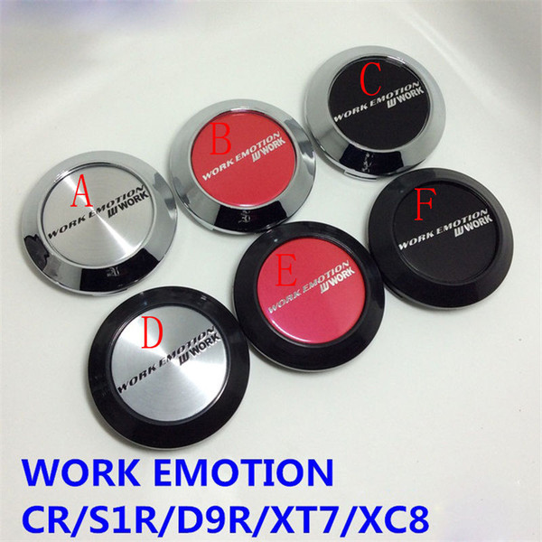 64mm Car Wheel Center Caps for Work EMOTION CR ULTIMATE XD-9 XT-7 XC-8 11R-FT and 11R