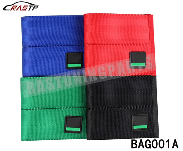 RASTP - Wholesale JDM Style Harveys Racing Wallet Bride Fabric Unique Inside Money Purse Black Blue Green Red RS-BAG001A