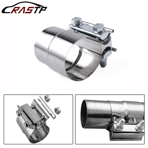 RASTP-Stainless Steel Exhaust OD pipe Clamp Butt Joint For 2.25