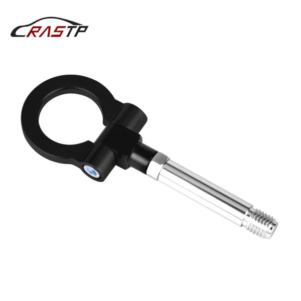 RASTP-Universal Racing Car Style Aluminum Tow Hook Front Fit For Volkswagen Eight Colors Car Accessories Black RS-TH008-7