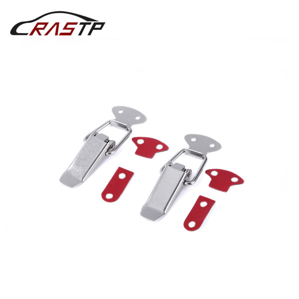 RASTP-Hot Sale Universal Stainless Steel Quick Release Fastener Bumper Durable Security Hook Lock Clip Kit RS-ENL019