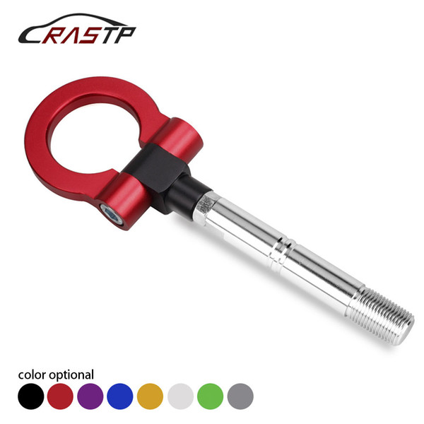 RASTP-Universal Car Towing Hook Decoration Trailer Hook Eye Towing Front For Toyota Avanza/Japan Car Red RS-TH008-8