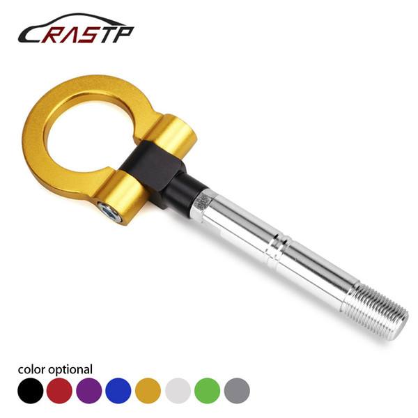 RASTP-Universal Car Towing Hook Decoration Trailer Hook Eye Towing Front For Toyota Avanza/Japan Car Gold RS-TH008-8