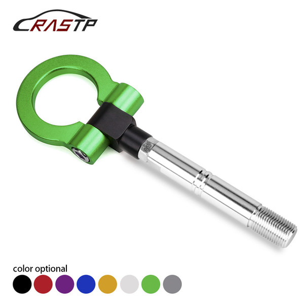 RASTP-Universal Car Towing Hook Decoration Trailer Hook Eye Towing Front For Toyota Avanza/Japan Car Green RS-TH008-8