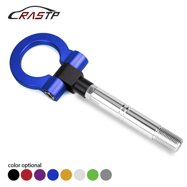 RASTP-Universal Car Towing Hook Decoration Trailer Hook Eye Towing Front For Toyota Avanza/Japan Car Blue RS-TH008-8